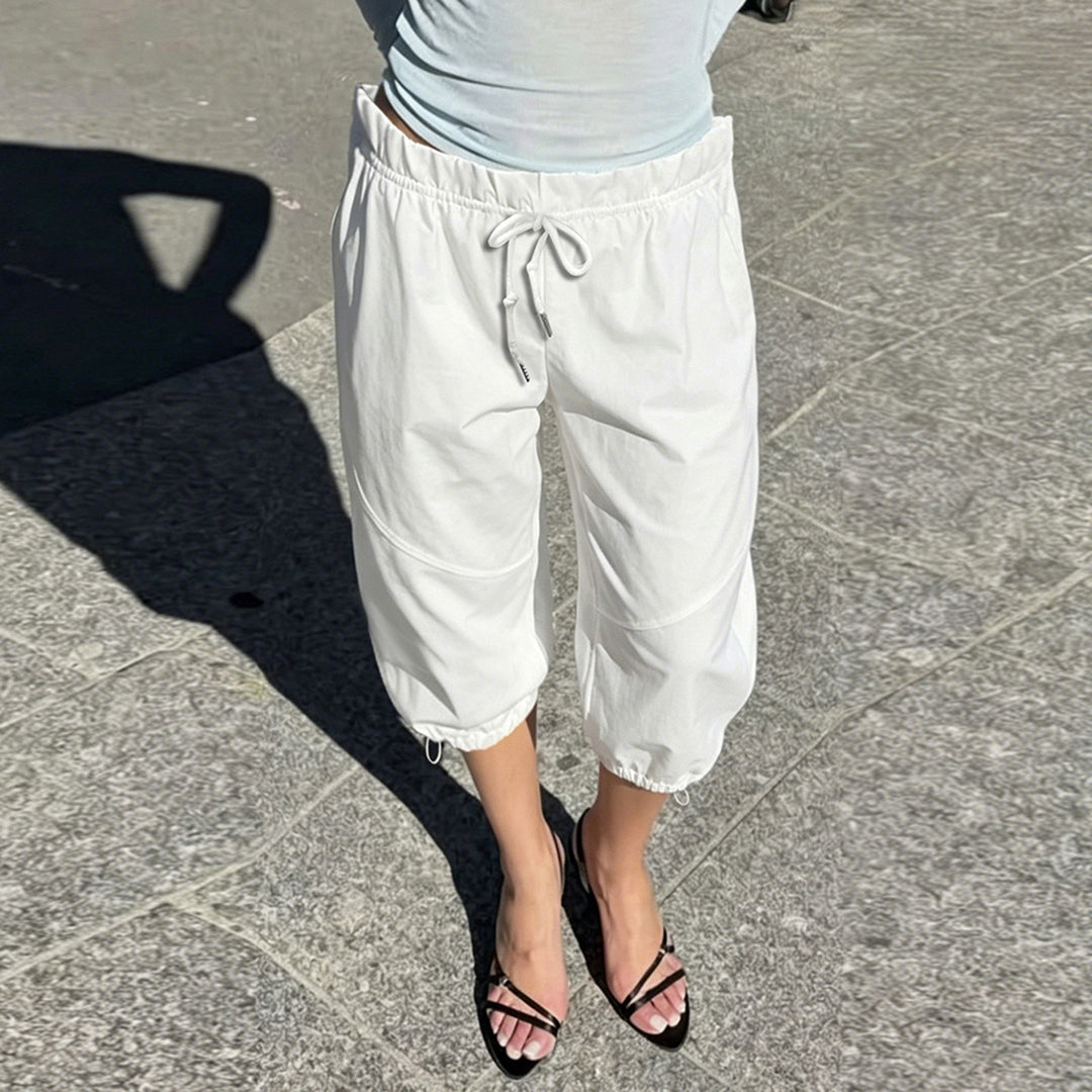 Damer Sportig Relaxed-Fit Joggingbyxor med justerbart midjeband Mirla-Eva Jonsson