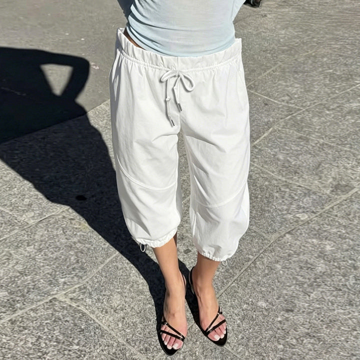 Damer Sportig Relaxed-Fit Joggingbyxor med justerbart midjeband Mirla-Eva Jonsson