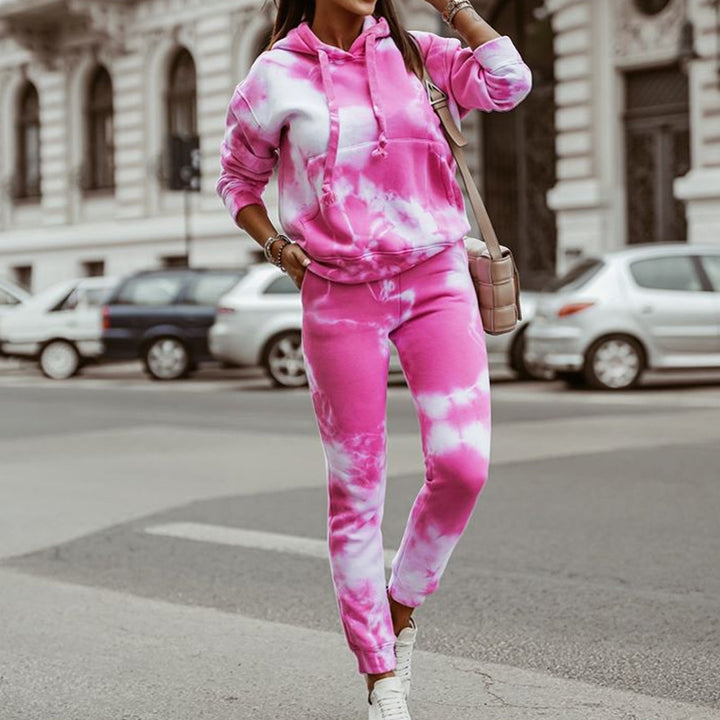 Damer Sportig Tie-Dye Joggingdräkt Eva Jonsson-Eva Jonsson