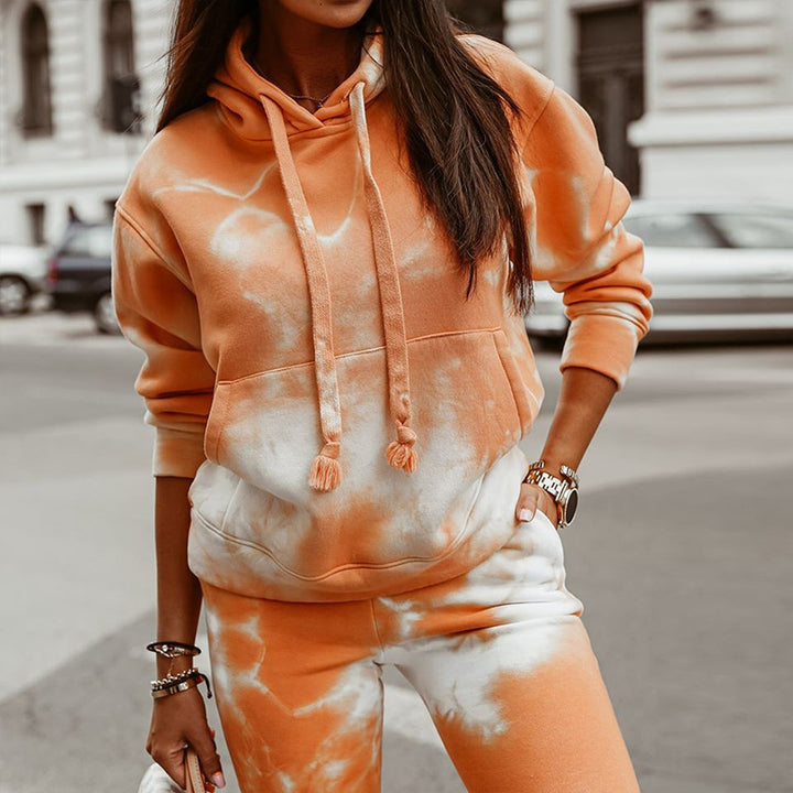 Damer Sportig Tie-Dye Joggingdräkt Mirla-Eva Jonsson