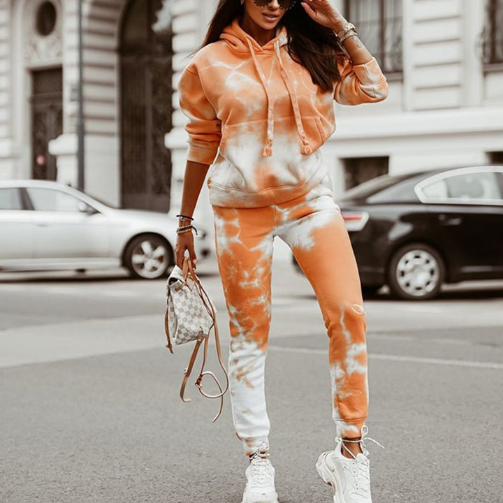 Damer Sportig Tie-Dye Joggingdräkt Mirla-Eva Jonsson