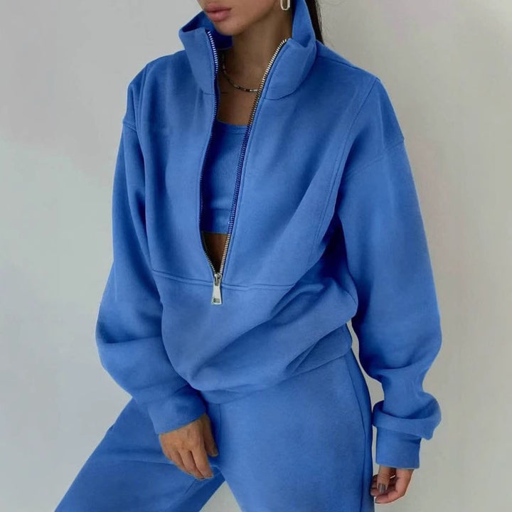 Damer Sportig Zip-Hoodie Mirla-Eva Jonsson
