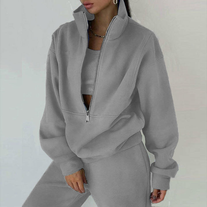 Damer Sportig Zip-Hoodie Mirla-Eva Jonsson