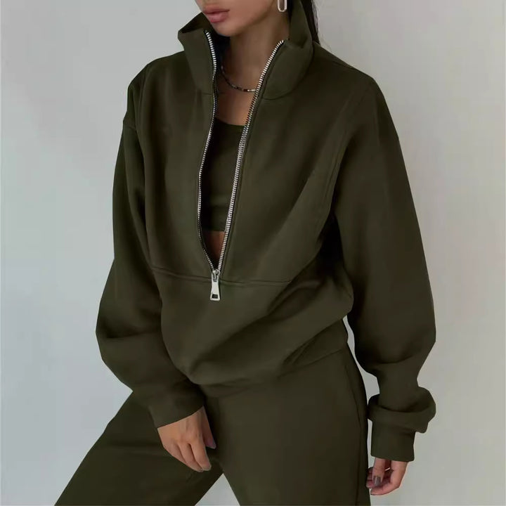 Damer Sportig Zip-Hoodie Mirla-Eva Jonsson