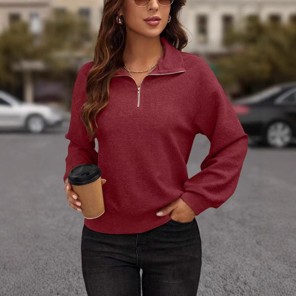 Damer Sportig Zip-Pullover Mirla-Eva Jonsson
