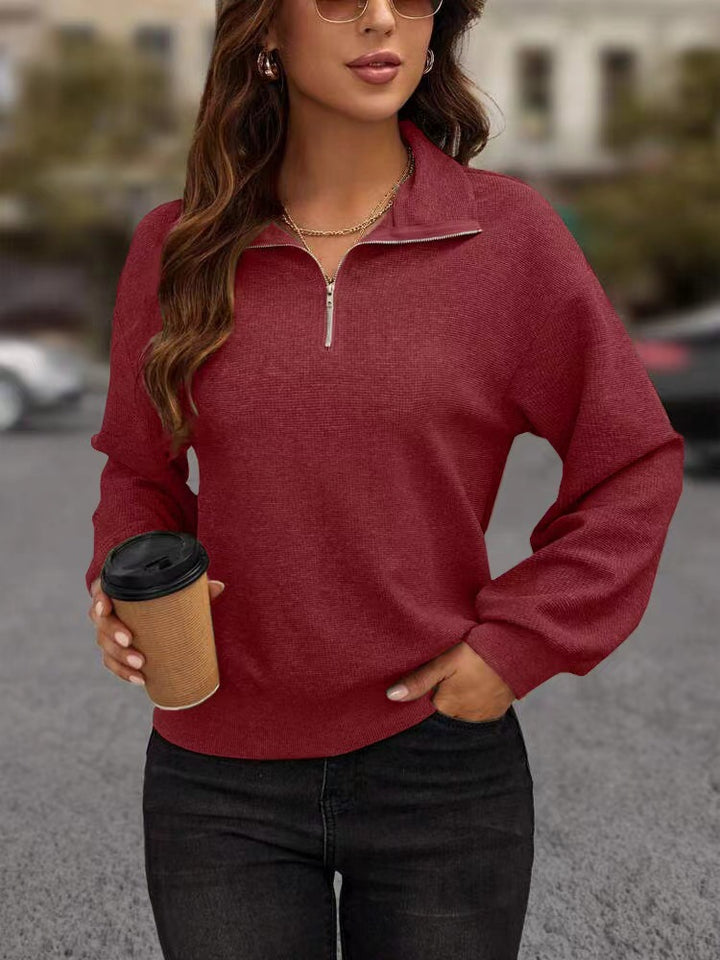Damer Sportig Zip-Pullover Mirla-Eva Jonsson
