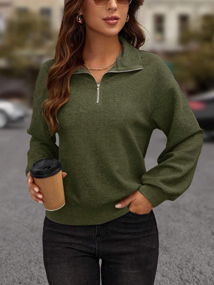 Damer Sportig Zip-Pullover Mirla-Eva Jonsson