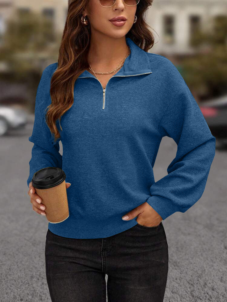 Damer Sportig Zip-Pullover Mirla-Eva Jonsson