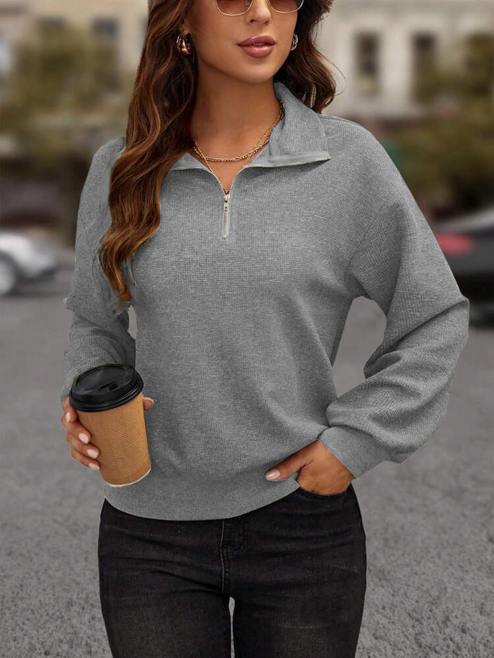 Damer Sportig Zip-Pullover Mirla-Eva Jonsson