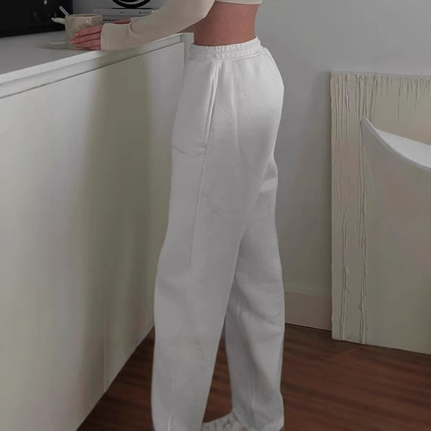 Damer Sportig joggingbyxor med elastisk midja och sidofickor Mirla-Eva Jonsson