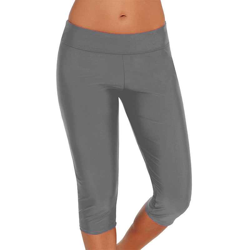 Damer Sportiga 3/4-Leggings med Hög Midja och Andningsbart Material Mirla-Eva Jonsson