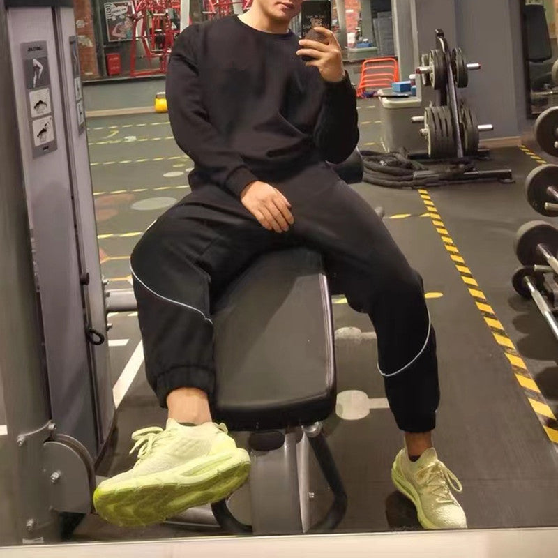 Damer Sportiga Joggingbyxor med tryckknappdetaljer Eva Jonsson-Eva Jonsson