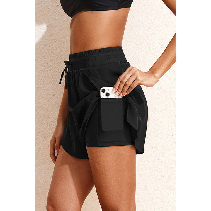 Damer Sportiga Shorts med Elastisk Midja och Sidofickor Mirla-Eva Jonsson