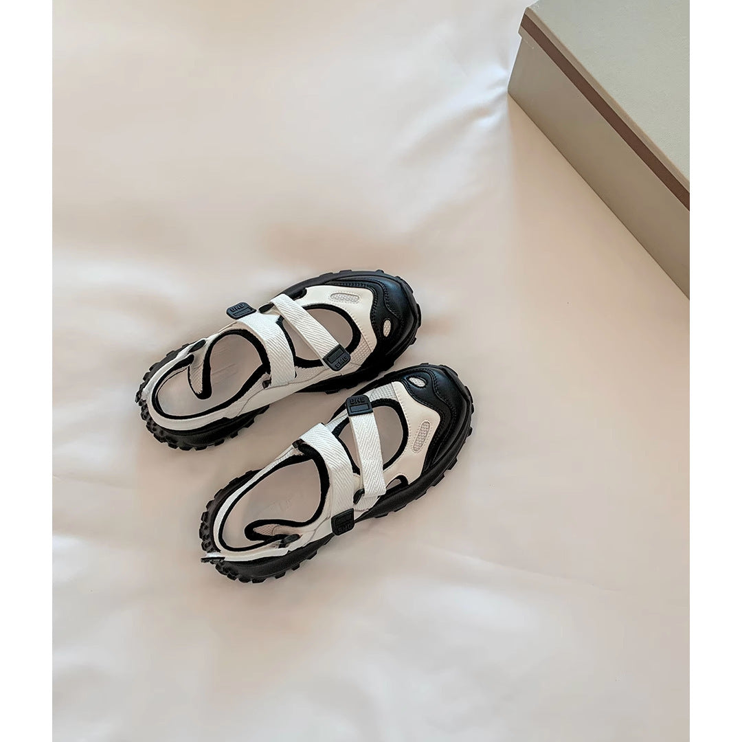 Damer Sportiga Sneakers med Praktisk Kleppfäste och Stötdämpande Sula Mirla-Eva Jonsson