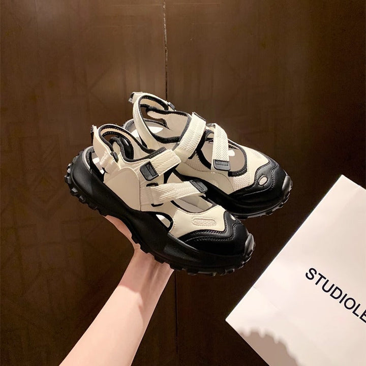 Damer Sportiga Sneakers med Praktisk Kleppfäste och Stötdämpande Sula Mirla-Eva Jonsson