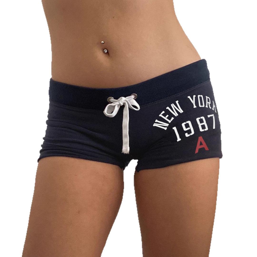 Damer Sportiga badshorts med hög midja och justerbar dragsko Mirla-Eva Jonsson