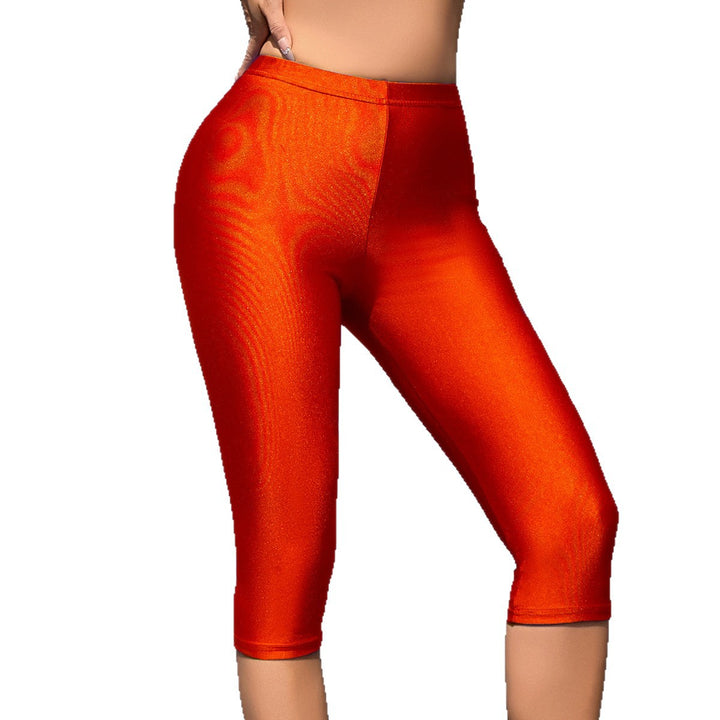 Damer Sportiga leggings med högblanka finish och lös passform Mirla-Eva Jonsson