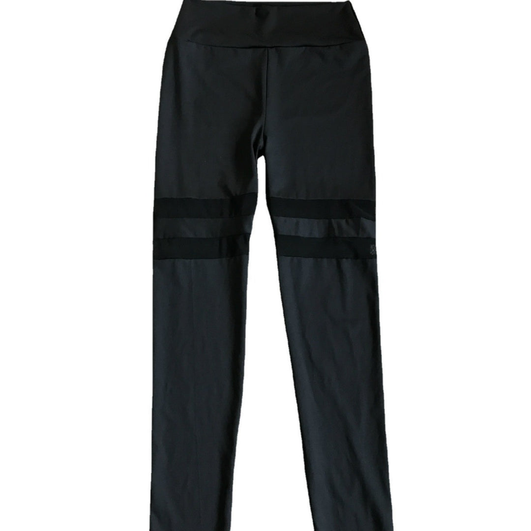 Damer Sportiga leggings med transparenta insatser och hög midja Mirla-Eva Jonsson