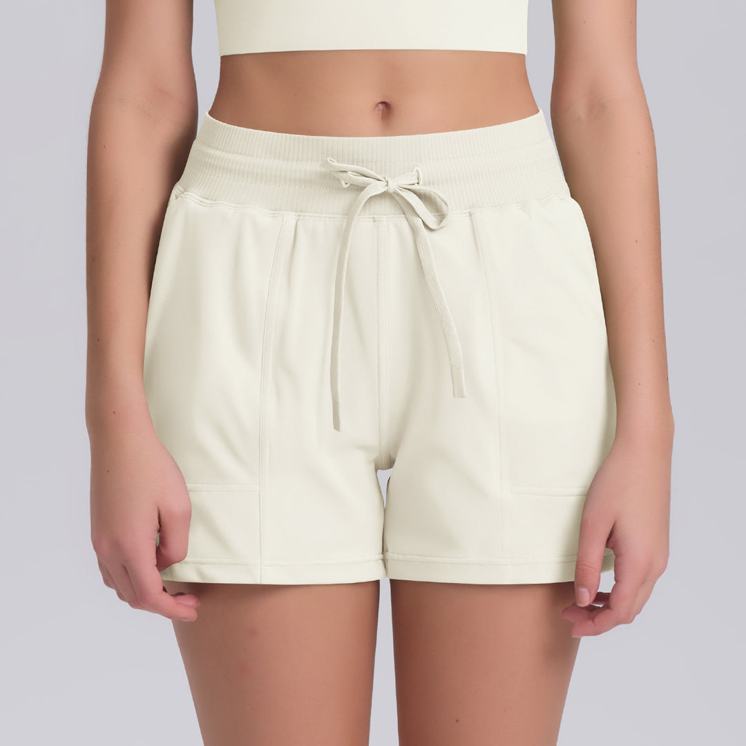 Damer Sportiga shorts med elastisk midja och praktiska fickor Eva Jonsson-Eva Jonsson