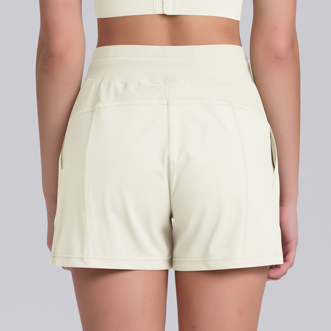 Damer Sportiga shorts med elastisk midja och praktiska fickor Eva Jonsson-Eva Jonsson