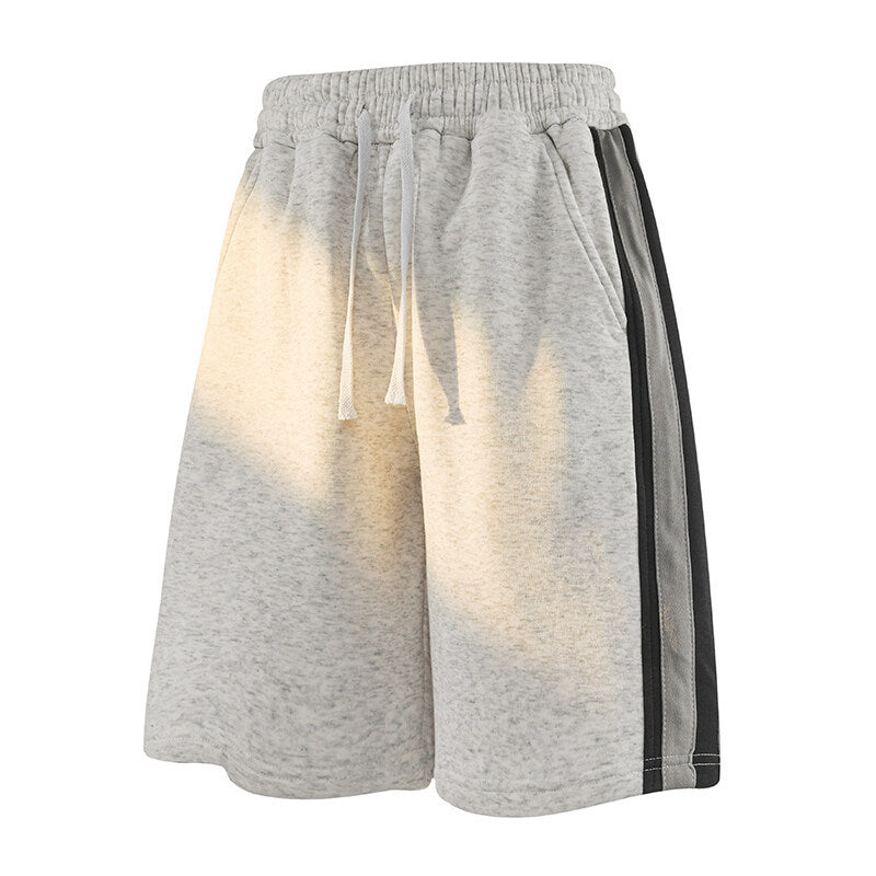 Damer Sportiga shorts med elastisk midja och randig design Mirla-Eva Jonsson
