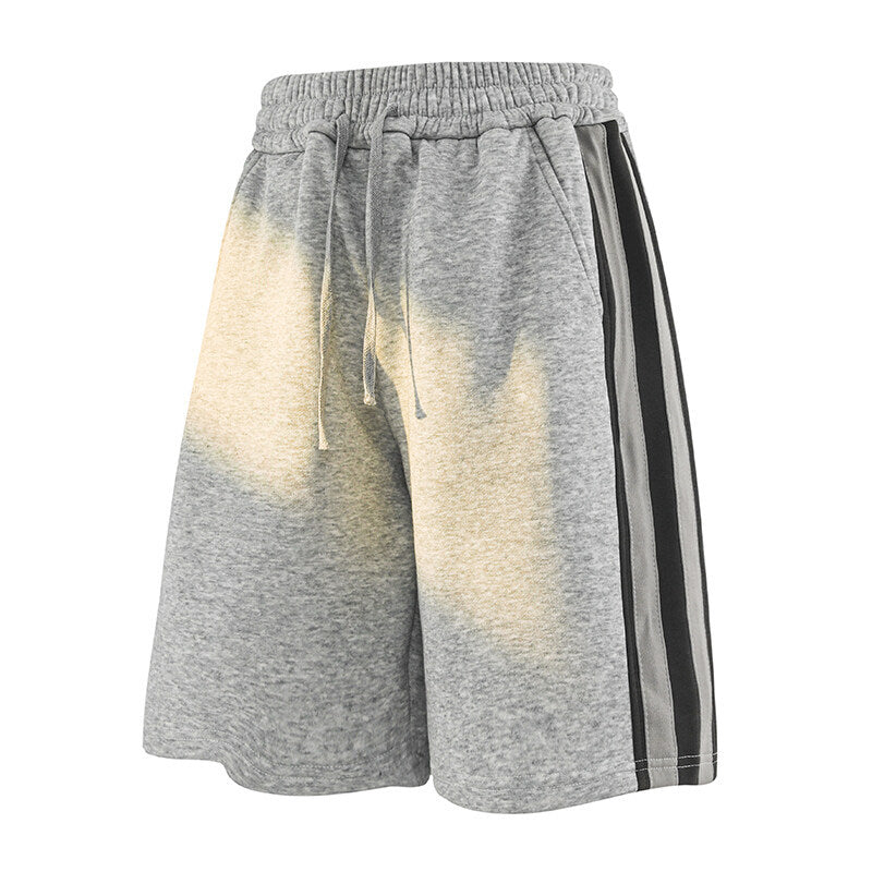 Damer Sportiga shorts med elastisk midja och randig design Mirla-Eva Jonsson