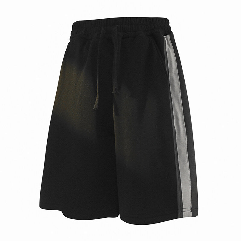 Damer Sportiga shorts med elastisk midja och randig design Mirla-Eva Jonsson