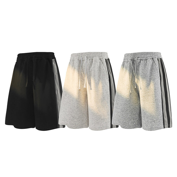 Damer Sportiga shorts med elastisk midja och randig design Mirla-Eva Jonsson