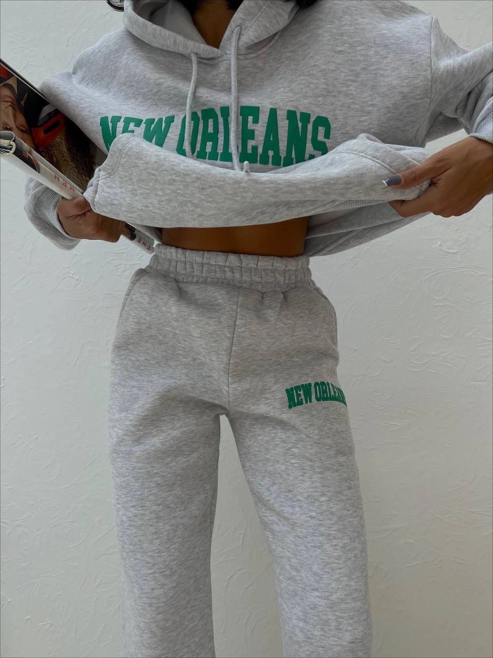 Damer Sportigt Fleece-Loungewear-Set Mirla-Eva Jonsson