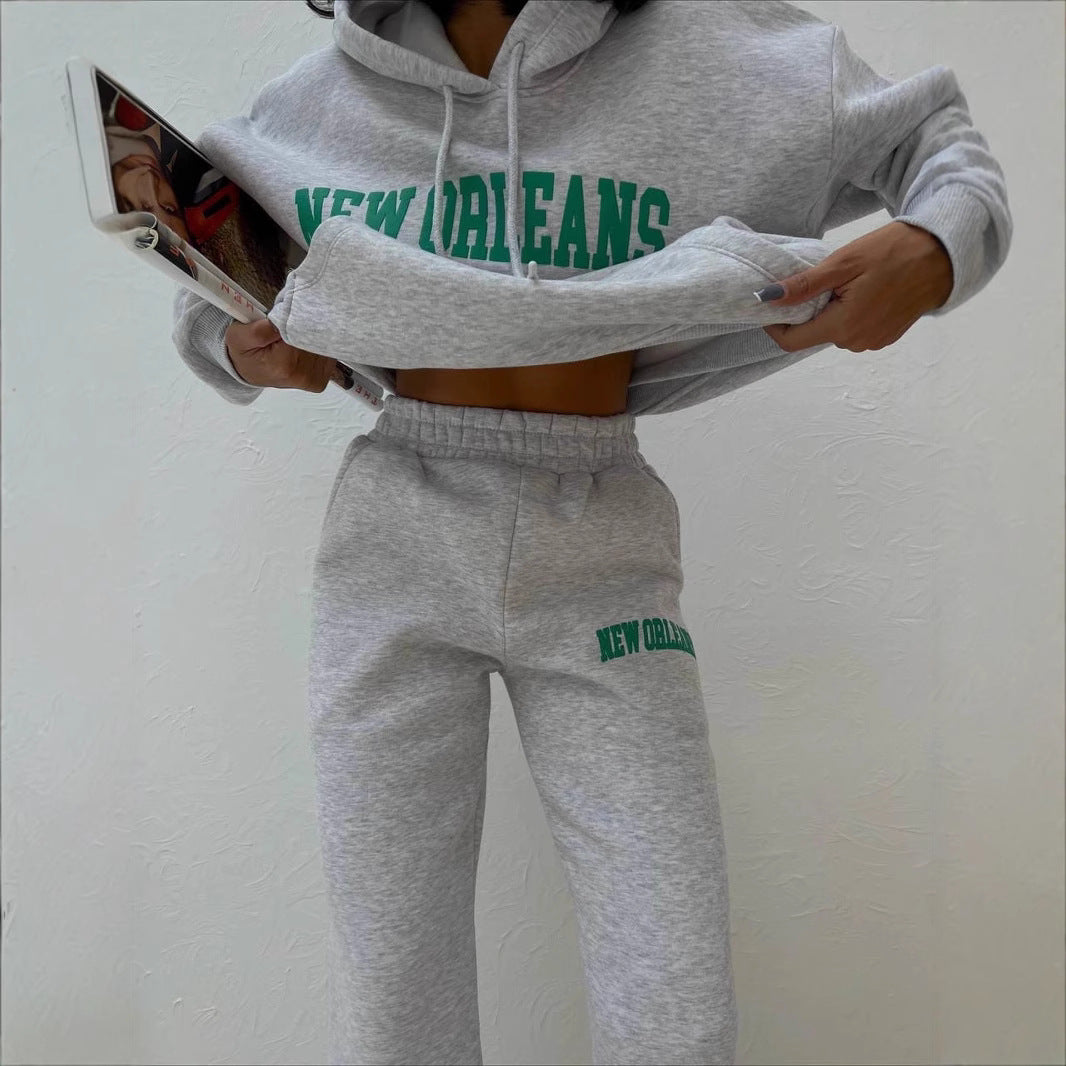 Damer Sportigt Fleece-Loungewear-Set Mirla-Eva Jonsson