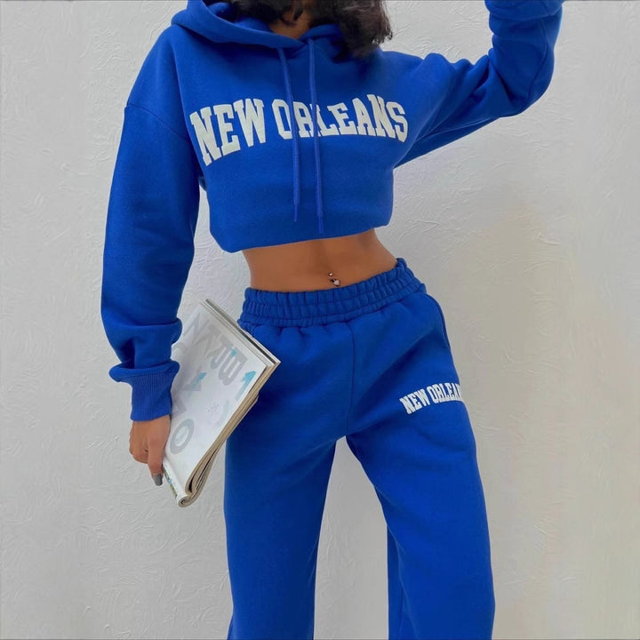Damer Sportigt Fleece-Loungewear-Set Mirla-Eva Jonsson