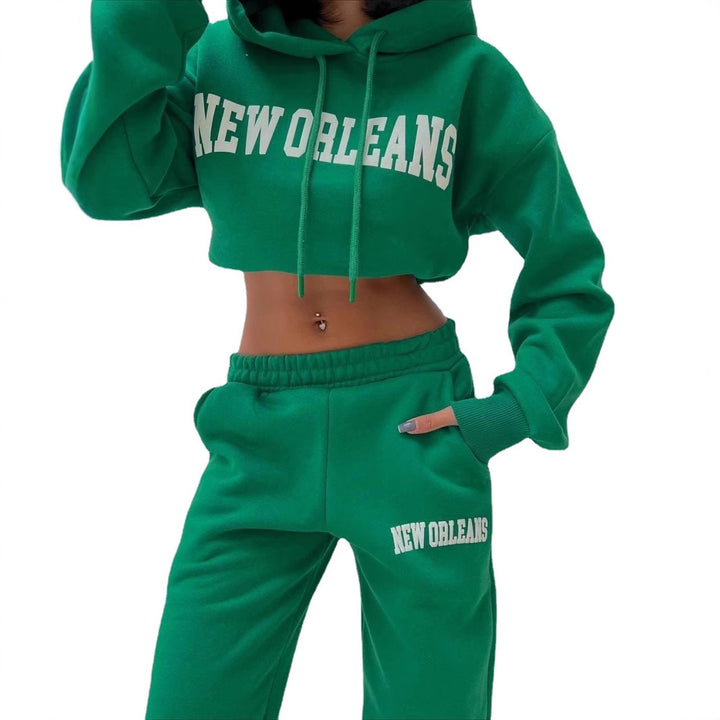 Damer Sportigt Fleece-Loungewear-Set Mirla-Eva Jonsson