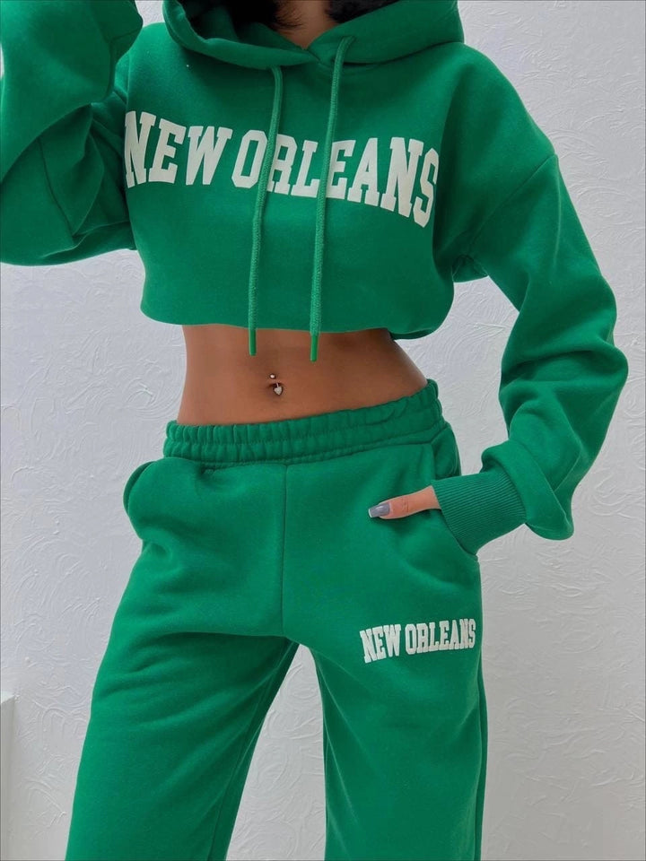 Damer Sportigt Fleece-Loungewear-Set Mirla-Eva Jonsson