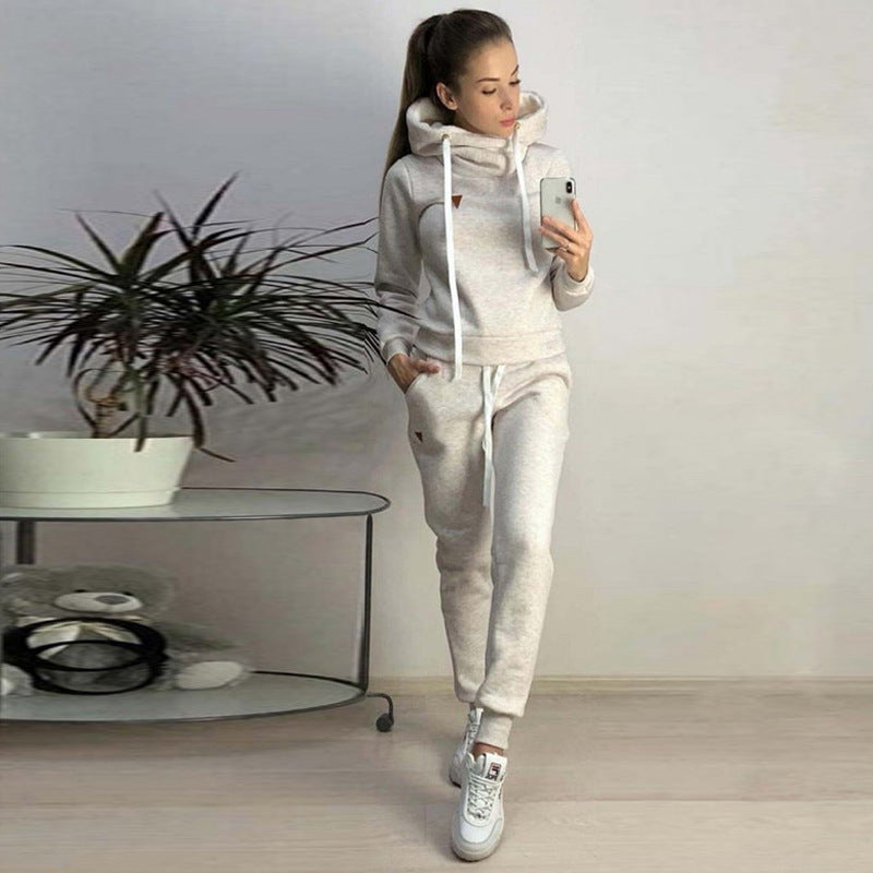 Damer Sportigt Hoodie-set med hög krage Mirla-Eva Jonsson