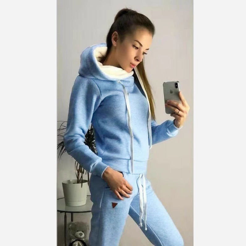 Damer Sportigt Hoodie-set med hög krage Mirla-Eva Jonsson