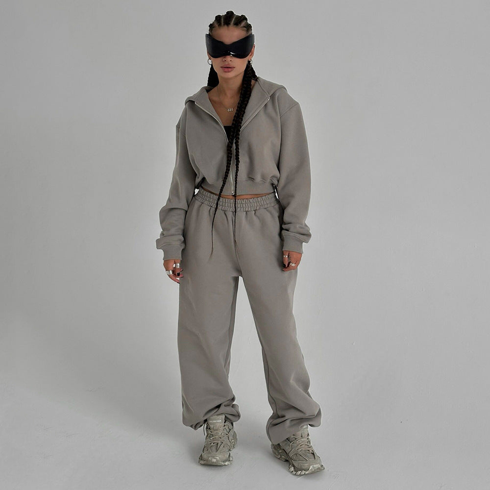 Damer Sportigt Lounge-set med oversized sweatshirt och bekväma joggingsbyxor Mirla-Eva Jonsson