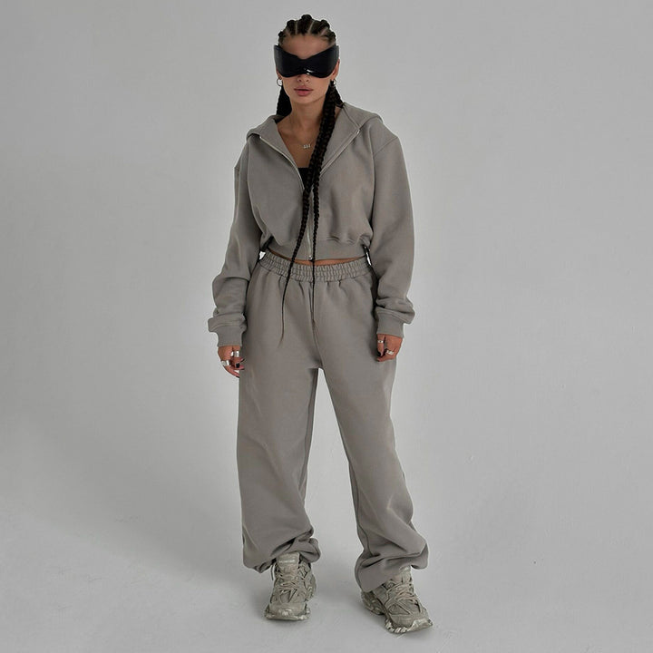 Damer Sportigt Lounge-set med oversized sweatshirt och bekväma joggingsbyxor Mirla-Eva Jonsson