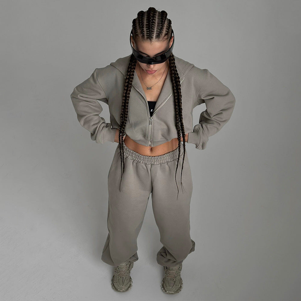 Damer Sportigt Lounge-set med oversized sweatshirt och bekväma joggingsbyxor Mirla-Eva Jonsson