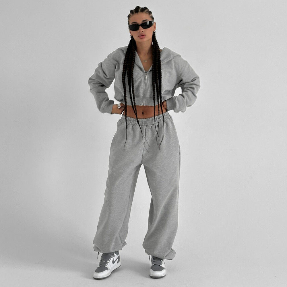 Damer Sportigt Lounge-set med oversized sweatshirt och bekväma joggingsbyxor Mirla-Eva Jonsson