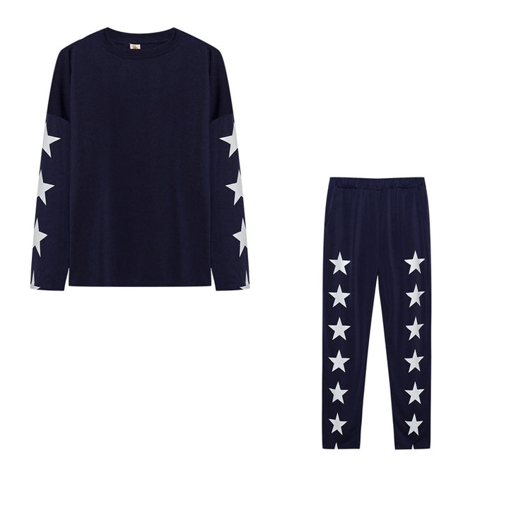 Damer Sportigt Pyjamasset med stjärnmotiv Mirla-Eva Jonsson