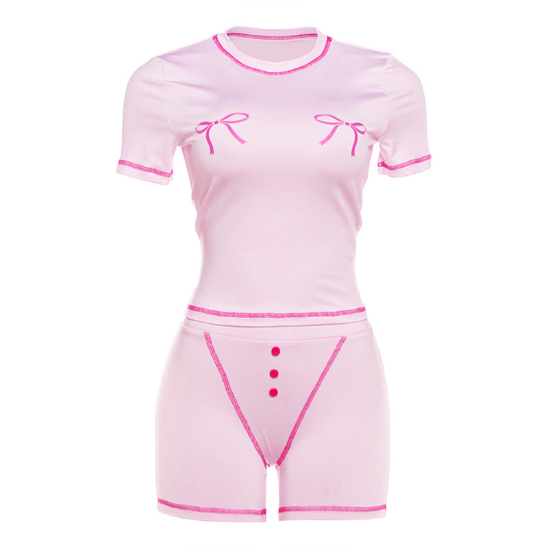 Damer Sportigt Set med lekfulla detaljer Mirla-Eva Jonsson