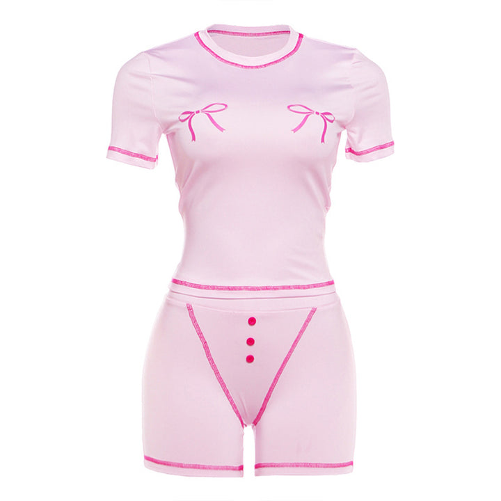 Damer Sportigt Set med lekfulla detaljer Mirla-Eva Jonsson