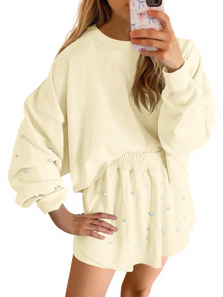 Damer Sportigt Sweatshirt- och Kjolset Eva Jonsson-Eva Jonsson