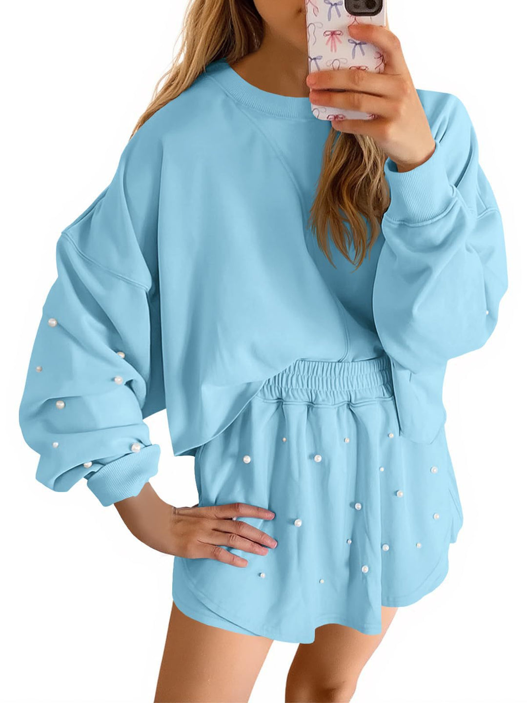 Damer Sportigt Sweatshirt- och Kjolset Eva Jonsson-Eva Jonsson