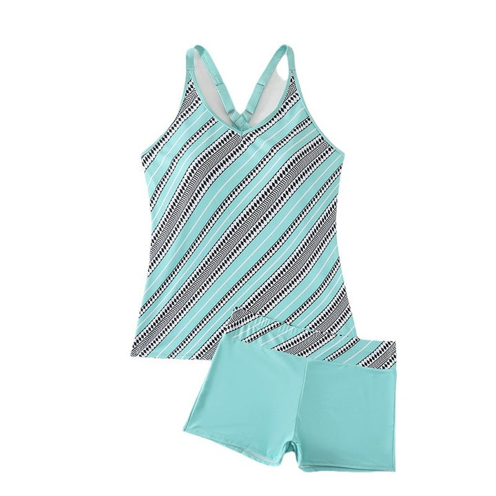 Damer Sportigt Tankini-set med stiliga band och moderiktig design Mirla-Eva Jonsson