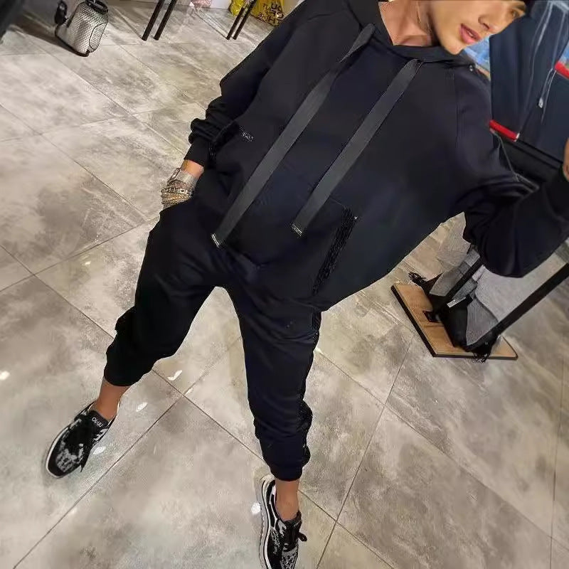 Damer Sportigt Tvådelat Set med Hoodie och Joggingbyxor Eva Jonsson-Eva Jonsson