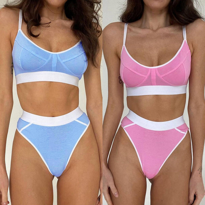 Damer Sportigt bikini-set med justerbara axelremmar och hög skärning Mirla-Eva Jonsson
