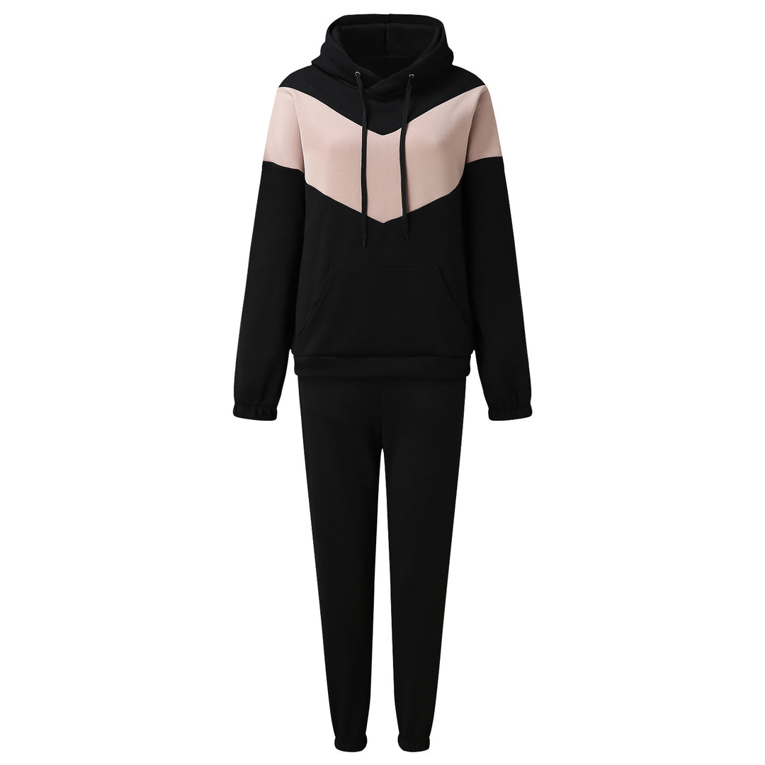 Damer Sportigt fleece-set med hög krage och elastisk midja Eva Jonsson-Eva Jonsson