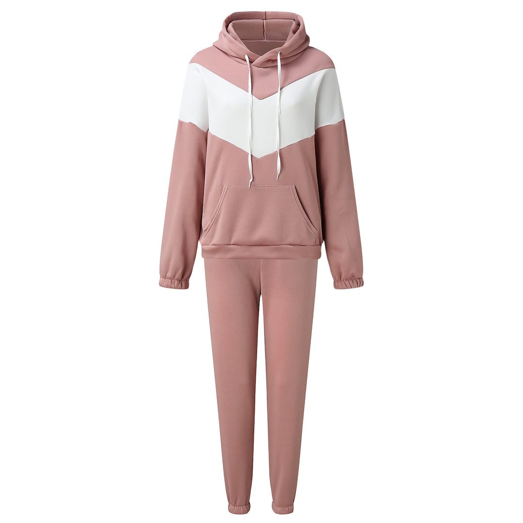 Damer Sportigt fleece-set med hög krage och elastisk midja Eva Jonsson-Eva Jonsson