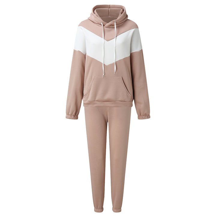 Damer Sportigt fleece-set med hög krage och elastisk midja Eva Jonsson-Eva Jonsson
